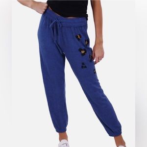 NWT Anthropologie Maronie Jogger sweatpants Blue Size L